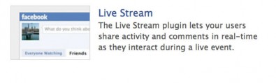 plugin Live stream facebook 